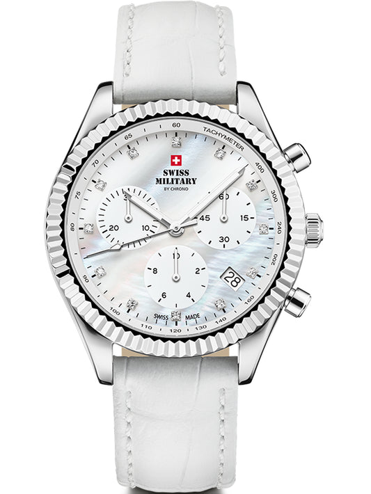 Swiss Military SM30207.06 Elegant Chronograph Ladies Watch 38mm 5ATM