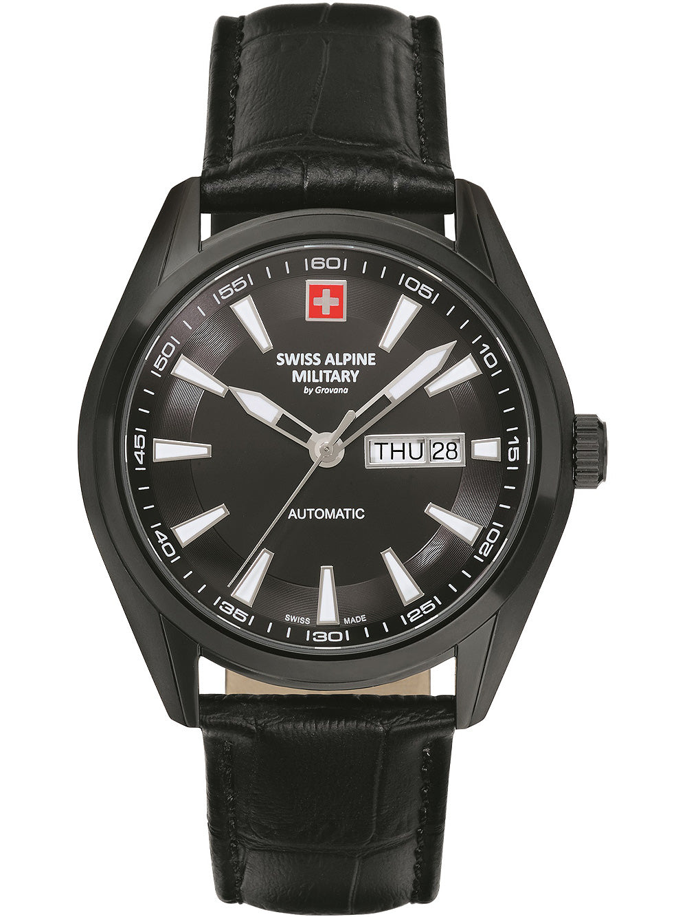 Swiss Alpine Military 7090.2577 Automatic Mens Watch 43mm 10ATM