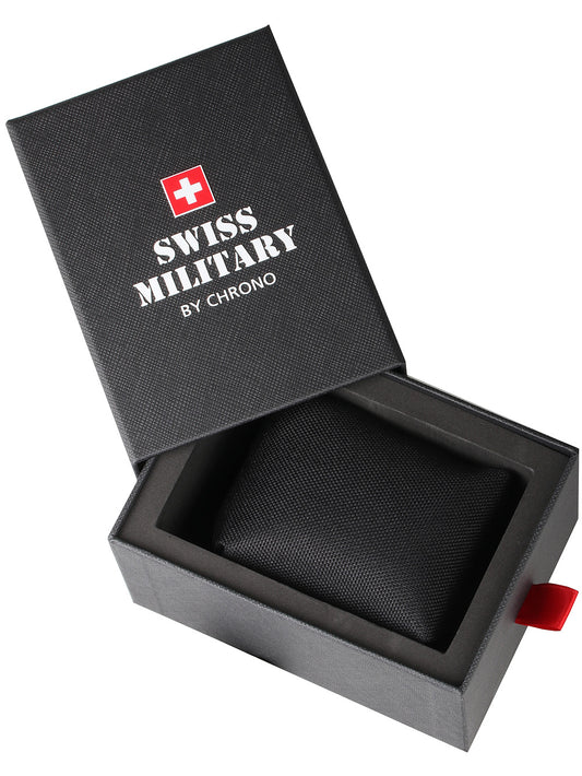 Swiss Military SM34098.10 Vintage Chronograph Mens Watch 43mm 10ATM