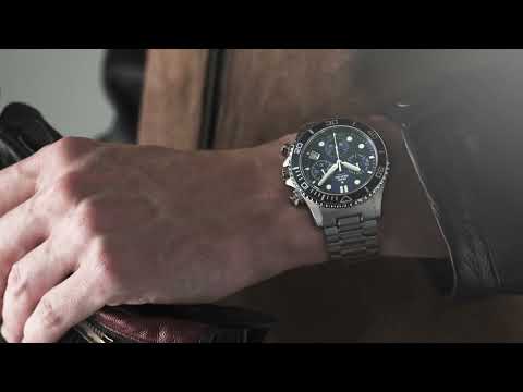 Swiss Military SM34101.02 Mens Watch Military XL Chronograph 46mm 10ATM