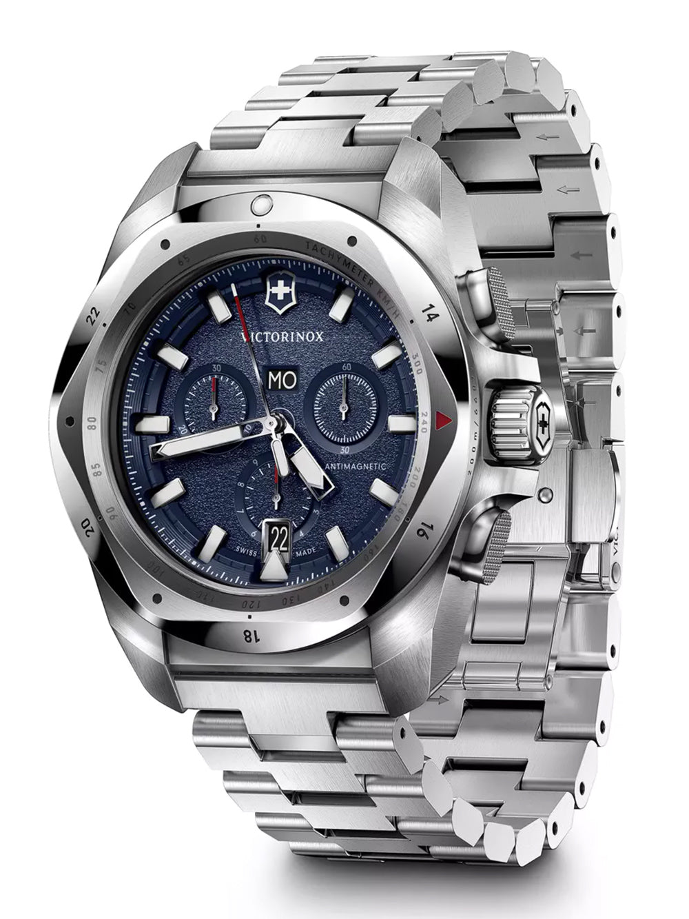 Victorinox 241985 Mens Watch I.N.O.X Chronograph 43mm 20ATM