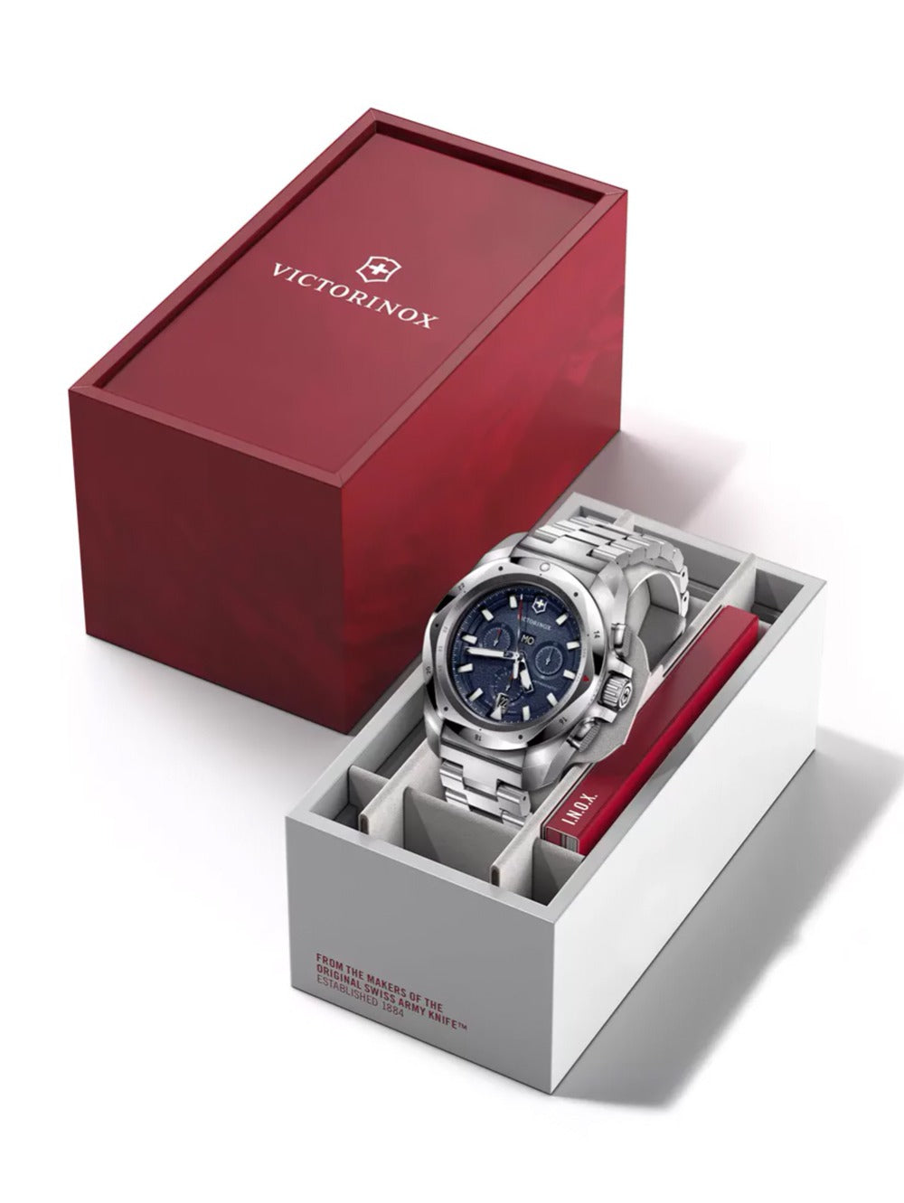 Victorinox 241985 Mens Watch I.N.O.X Chronograph 43mm 20ATM