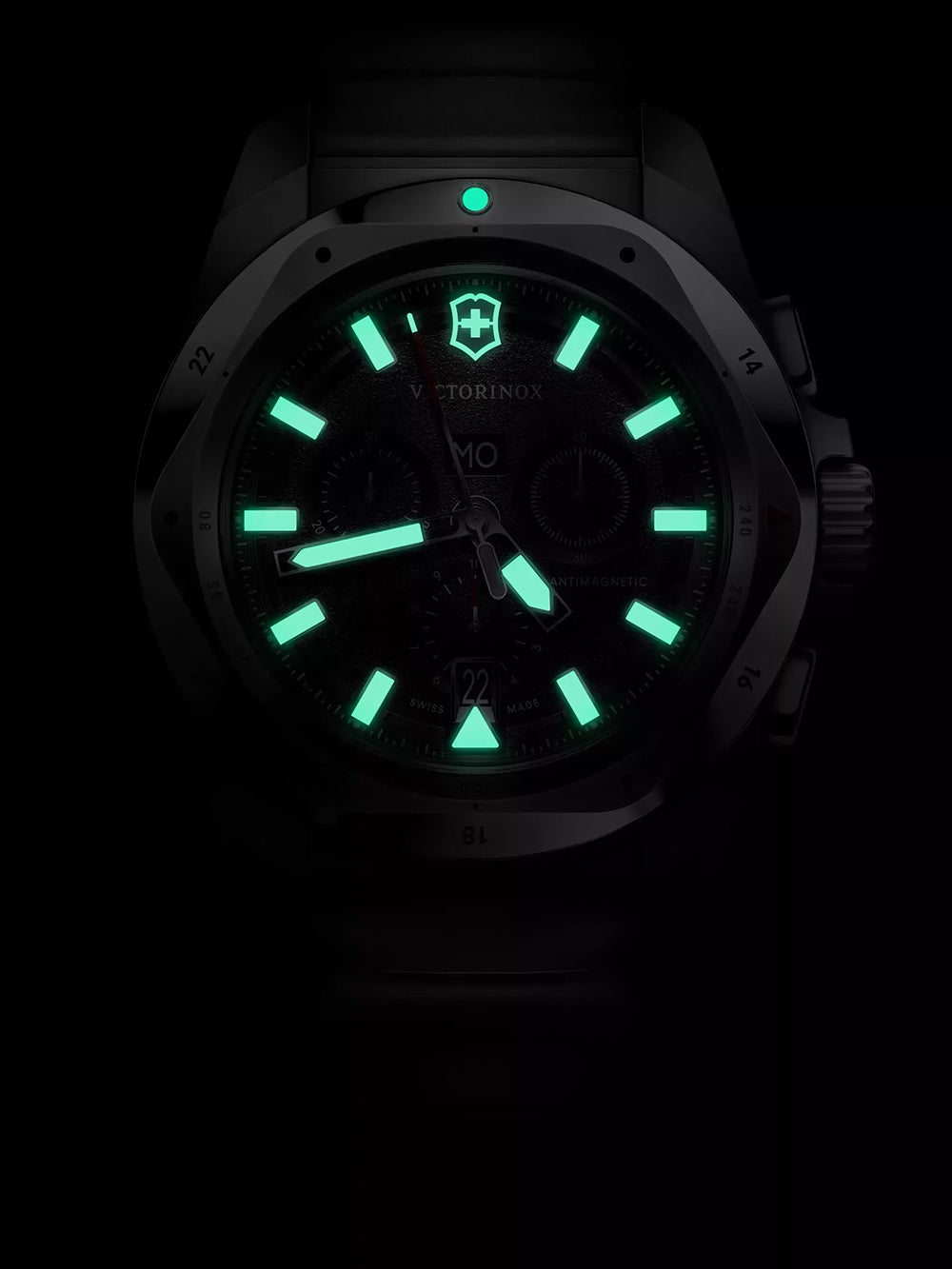 Victorinox 241983 Mens Watch I.N.O.X Chronograph 43mm 20ATM