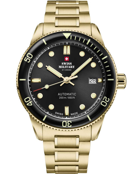 Swiss Military SMA34106.04 Mens Watch Automatic Diver 42mm 20ATM