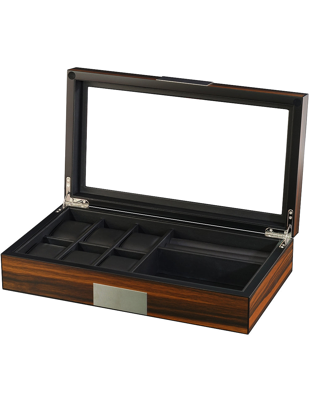 Rothenschild klockor & smycken RS-2378-EB för 6 klockor + 2 compartments