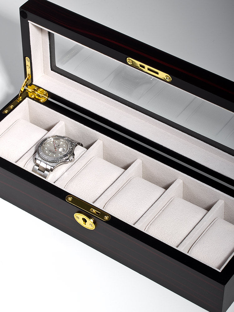 Rothenschild Klocklåda RS-1087-6E för 6 klockor Ebony