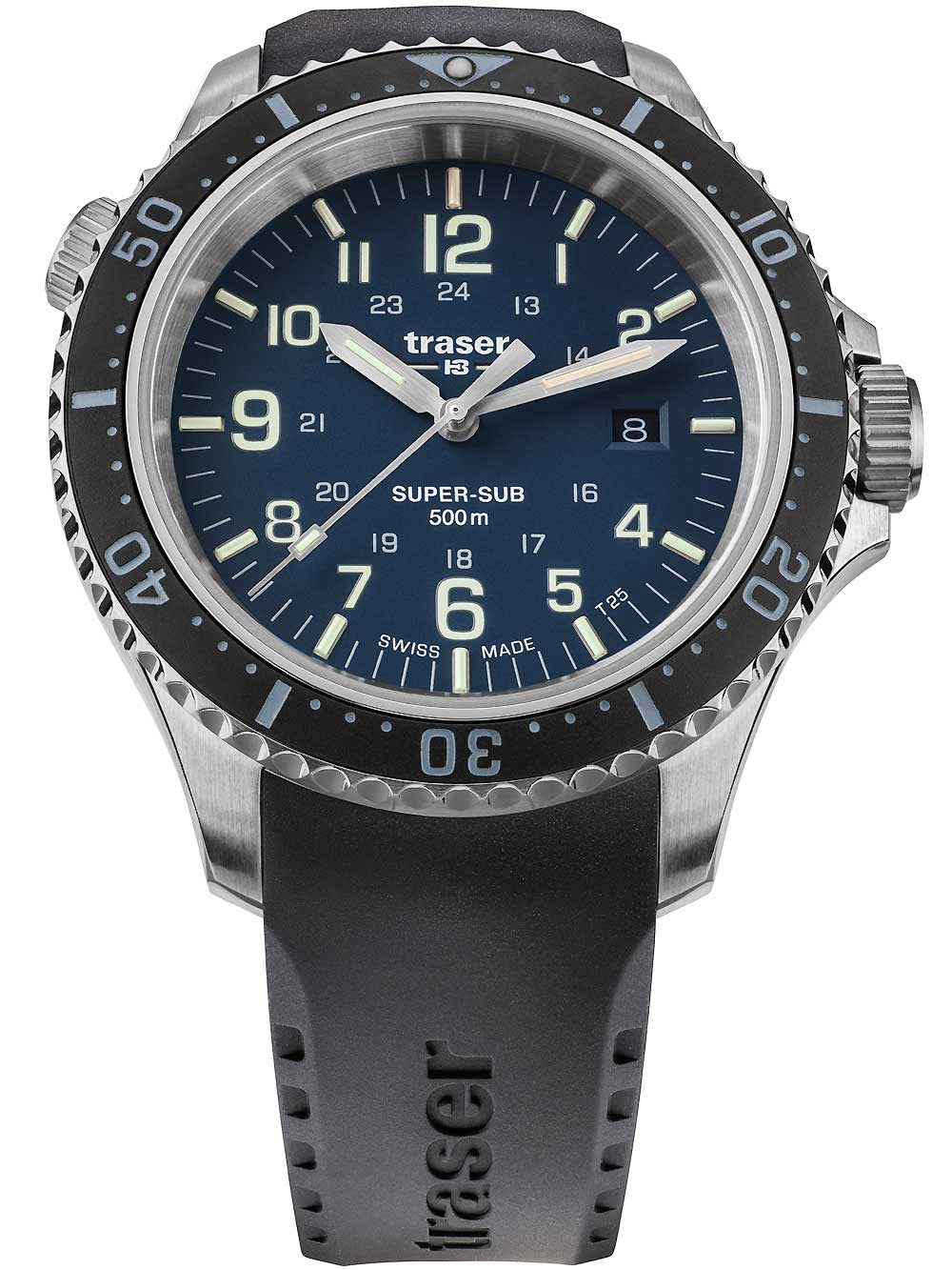 Traser H3 109374 P67 T25 SuperSub blue 46 mm diver 50ATM