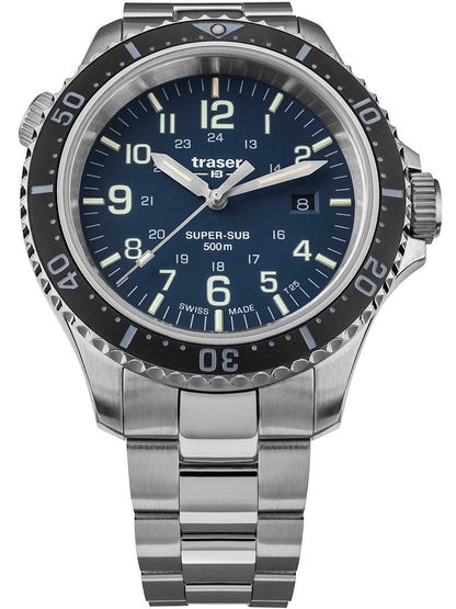 Traser H3 109375 P67 T25 SuperSub blue 46 mm diver 50ATM