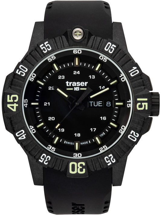 Traser H3 110723 P99 Q Tactical Black 46mm 20ATM