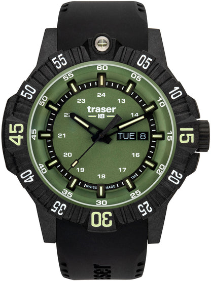 Traser H3 110727 P99 Q Tactical Green 46mm 20ATM