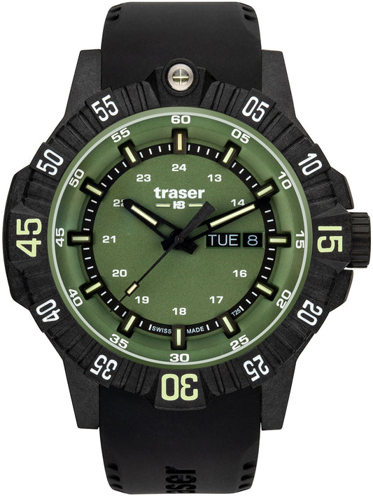 Traser H3 110727 P99 Q Tactical Green 46mm 20ATM