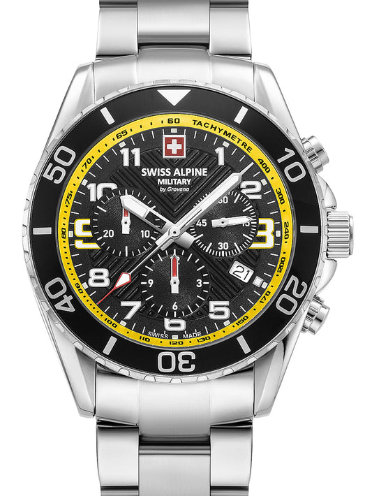 Swiss Alpine Military 7029.9138 Raptor Chronograph Mens Watch 42mm