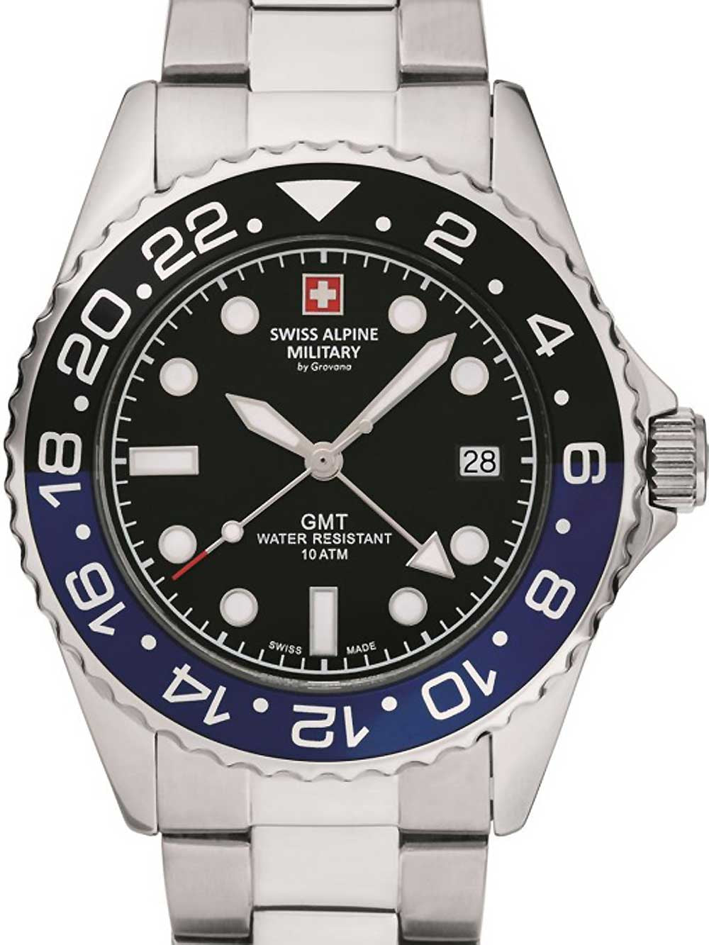 Swiss Alpine Military 7052.1132 GMT diver 42mm 10ATM