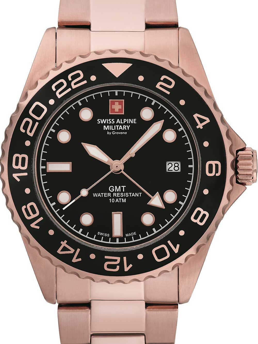 Swiss Alpine Military 7052.1167 GMT diver 42mm 10ATM