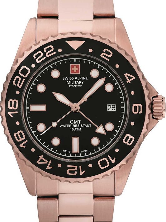 Swiss Alpine Military 7052.1167 GMT diver 42mm 10ATM