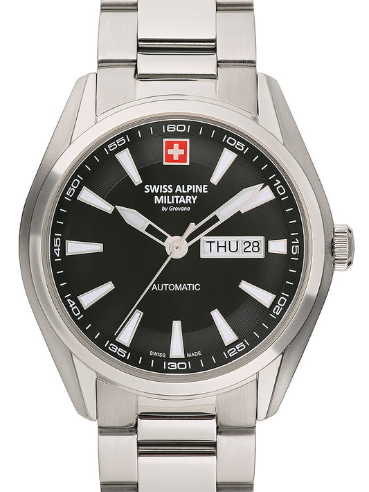 Swiss Alpine Military 7090.2137 Automatic Mens Watch 43mm 10ATM