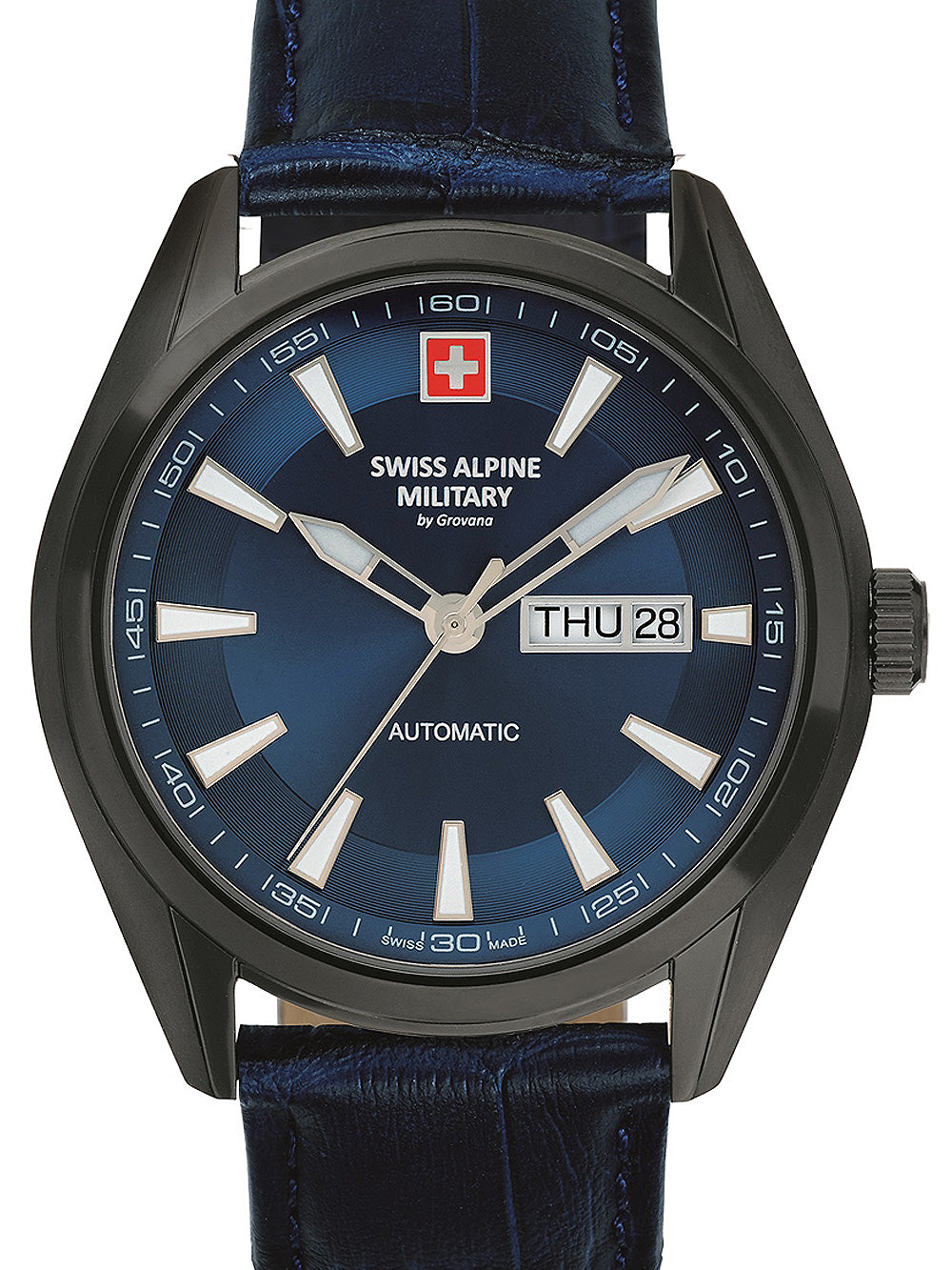 Swiss Alpine Military 7090.2575 Automatic Mens Watch 43mm 10ATM