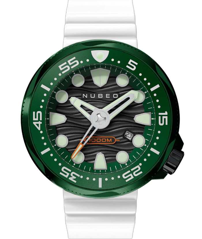 Nubeo NB-6046-0E Mens Watch Ventana Automatic Limited 50mm 100ATM