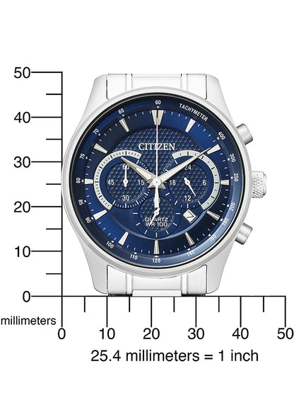 Citizen AN8190-51L Quarz Chronograph 42mm 10ATM