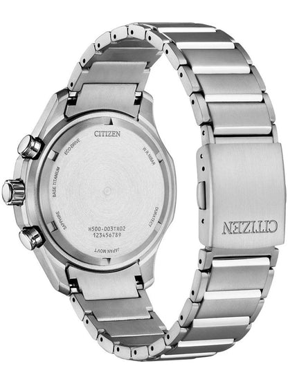 Citizen AT2530-85L Eco-Drive Titanium Chronograph Mens Watch 43mm 10ATM