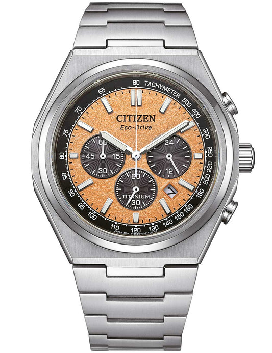 Citizen CA4610-85Z Mens Watch Eco-Drive Super Titanium Chronograph 43mm 10ATM