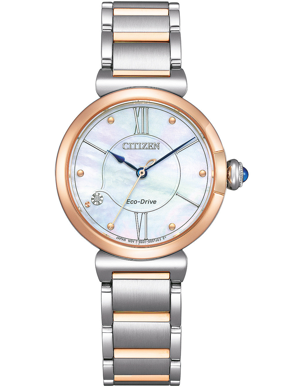 Citizen EM1074-82D Eco-Drive Elegance Ladies Watch 30mm 5ATM