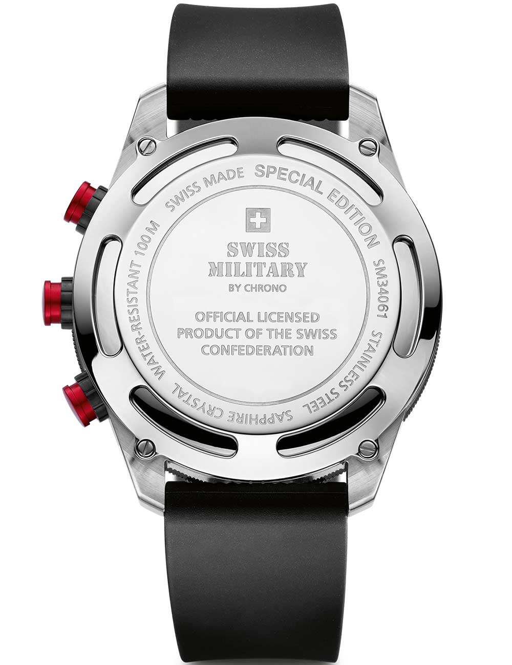 Swiss Military SM34061.01 analogue/digital Chronograph 45mm 10ATM