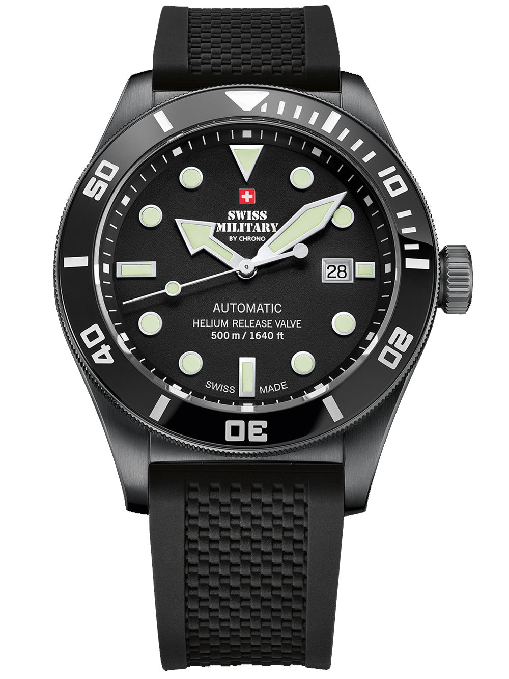 Swiss Military SMA34075.05 Diver automatic 44 mm 50ATM