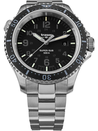 Traser H3 109376 P67 T25 SuperSub set black 46 mm diver 50ATM