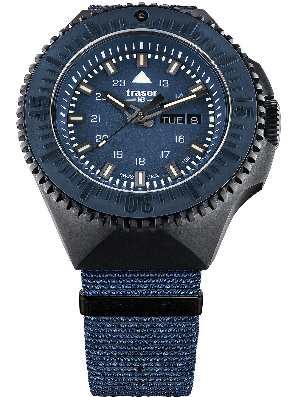 Traser H3 109856 P69 Black-Stealth Blue 46mm 20ATM