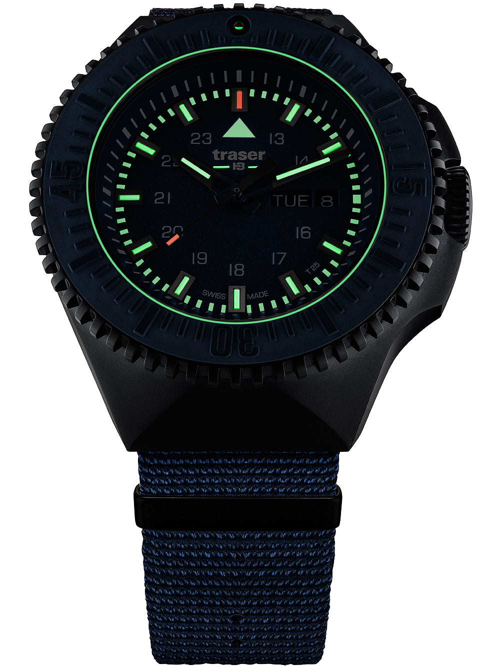 Traser H3 109856 P69 Black-Stealth Blue 46mm 20ATM