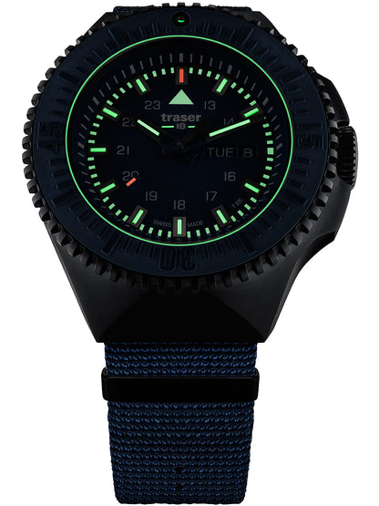 Traser H3 109856 P69 Black-Stealth Blue 46mm 20ATM