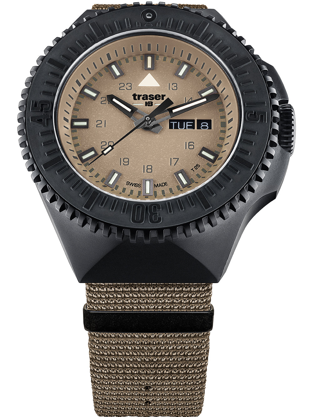 Traser H3 109860 P69 Black-Stealth Sand 46mm 20ATM