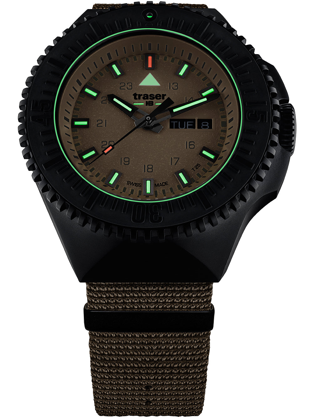 Traser H3 109860 P69 Black-Stealth Sand 46mm 20ATM