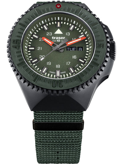 Traser H3 109858 P69 Black-Stealth Green 46mm 20ATM