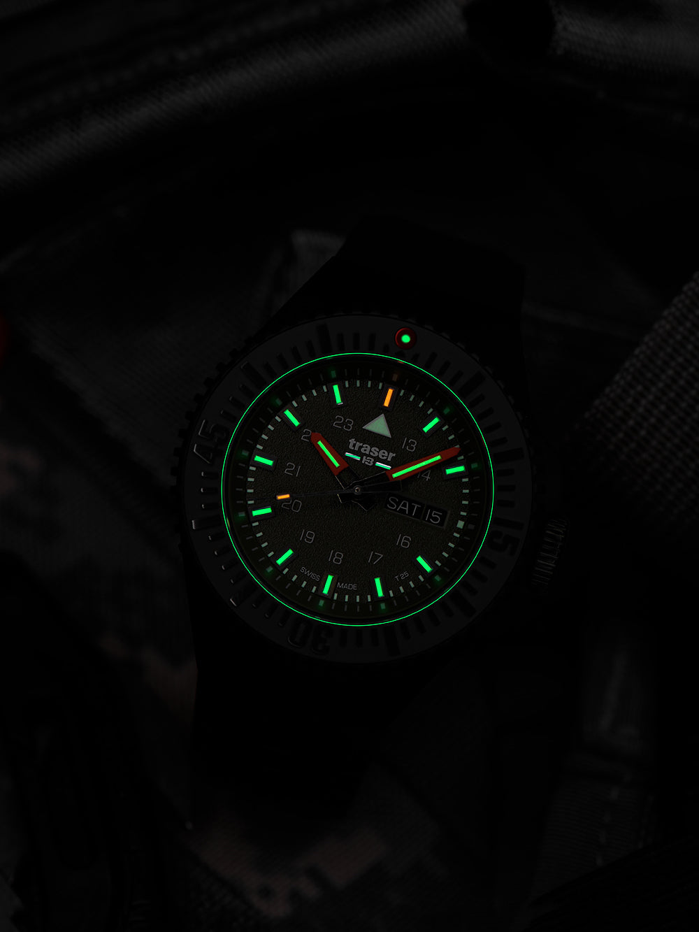 Traser H3 109859 P69 Black-Stealth Green 46mm 20ATM