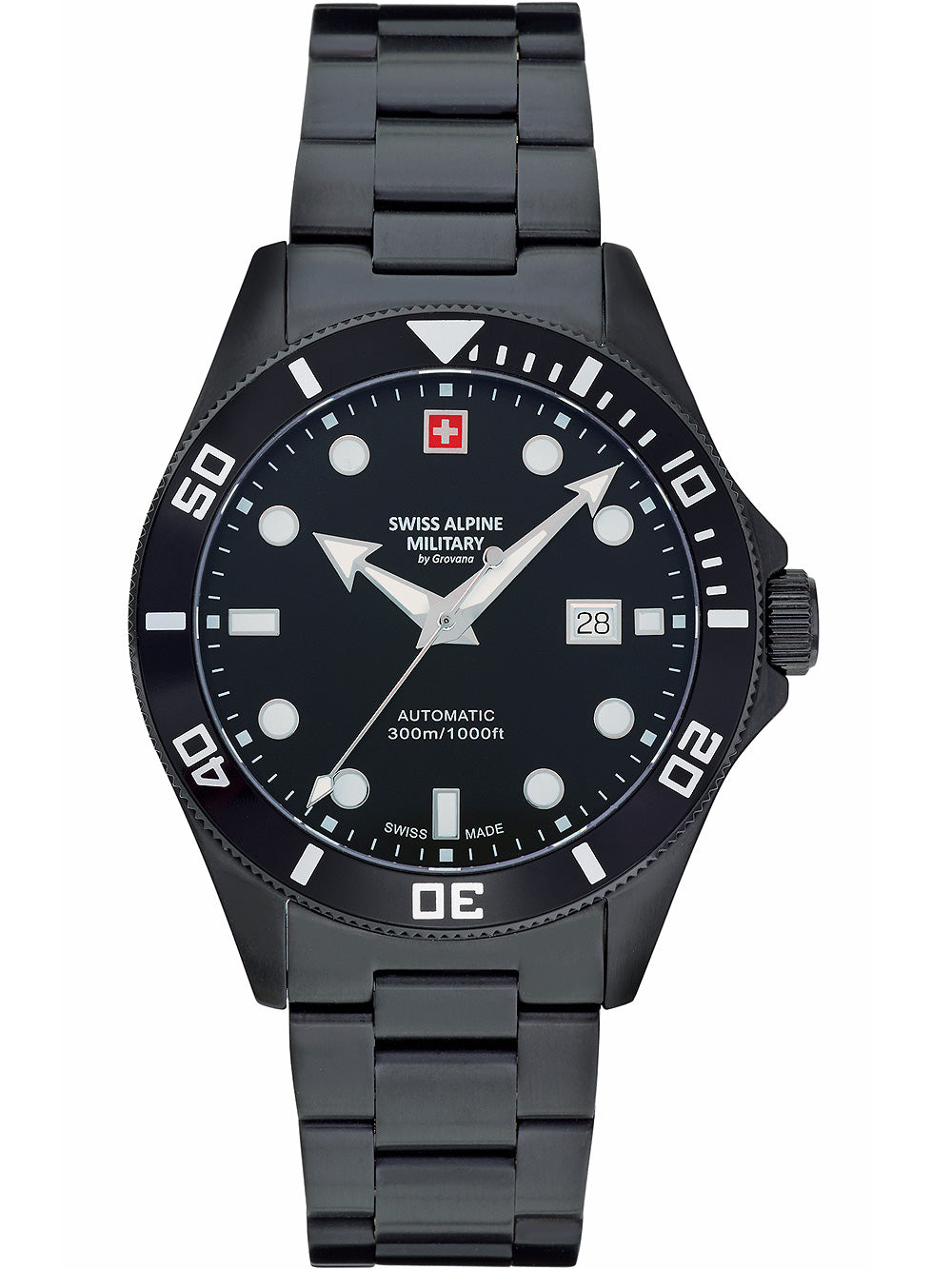 Swiss Alpine Military 7095.2177 Diver automatic 44mm 30ATM
