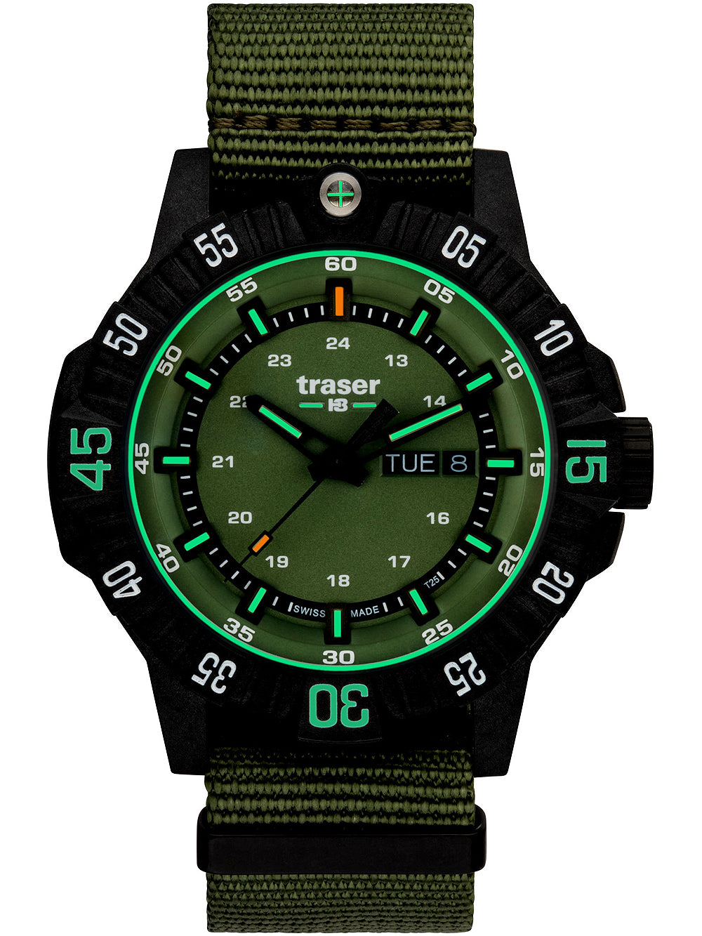 Traser H3 110726 P99 Q Tactical Green 46mm 20ATM