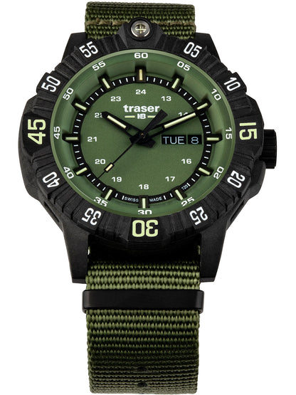 Traser H3 110726 P99 Q Tactical Green 46mm 20ATM