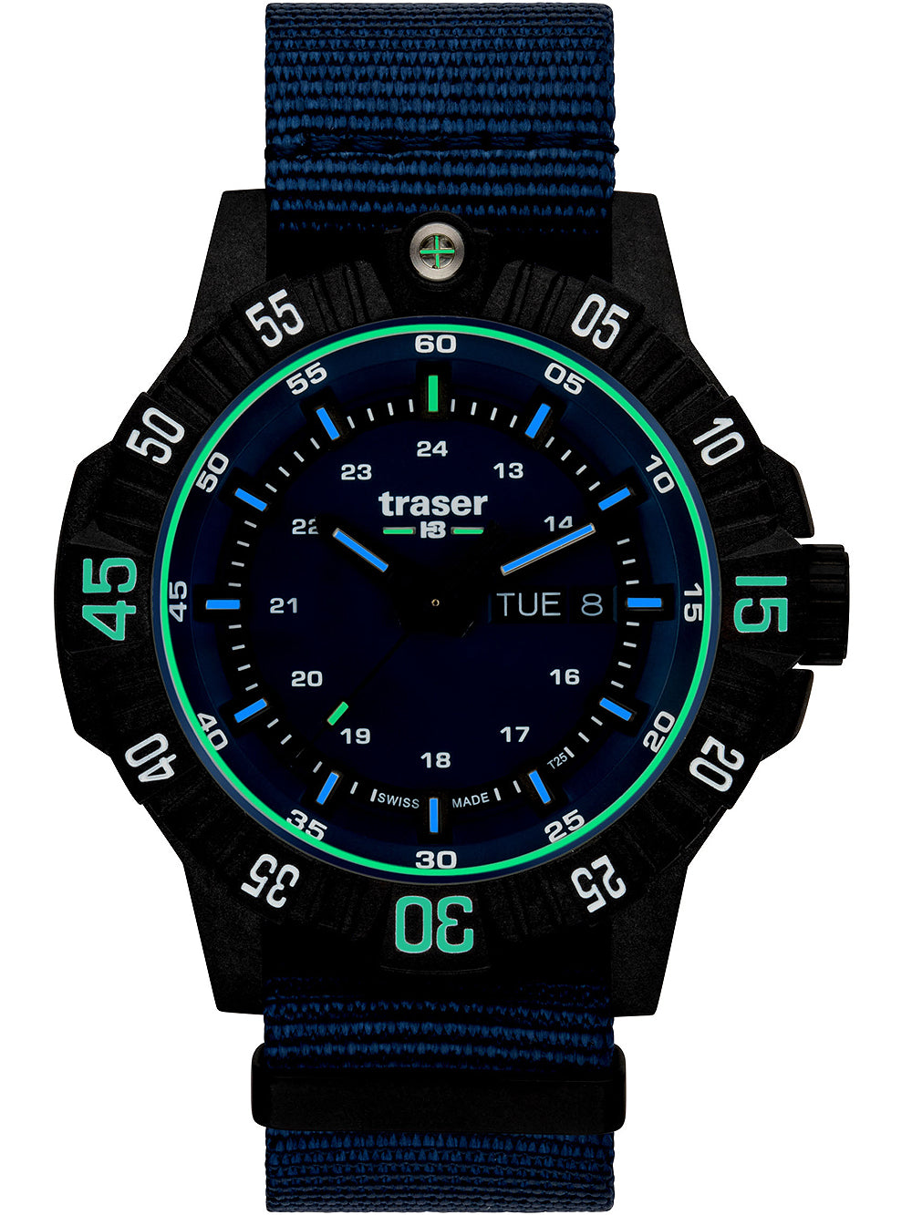 Traser H3 110724 P99 Q Tactical Blue 46mm 20ATM