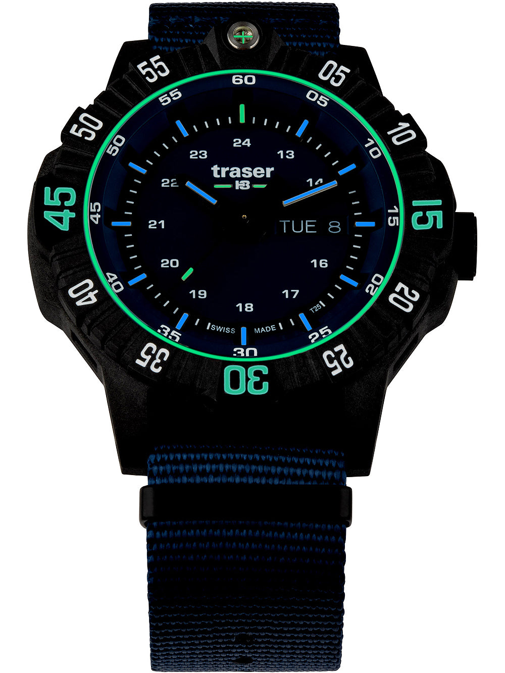 Traser H3 110724 P99 Q Tactical Blue 46mm 20ATM