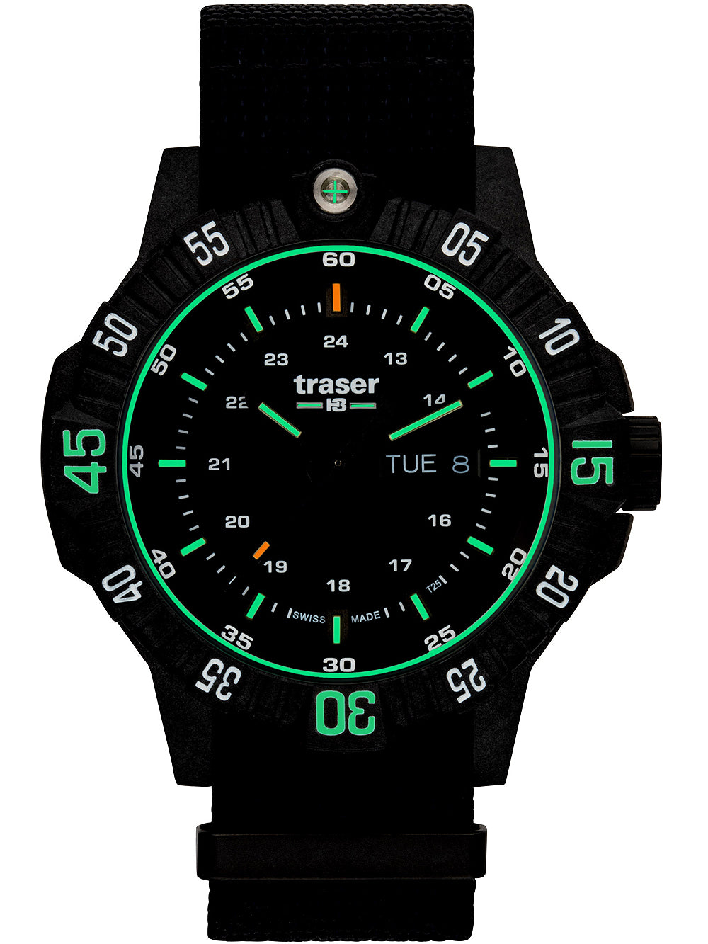 Traser H3 110722 P99 Q Tactical Black 46mm 20ATM