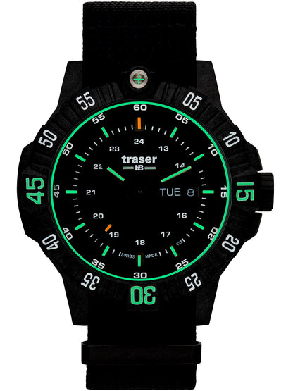 Traser H3 110722 P99 Q Tactical Black 46mm 20ATM