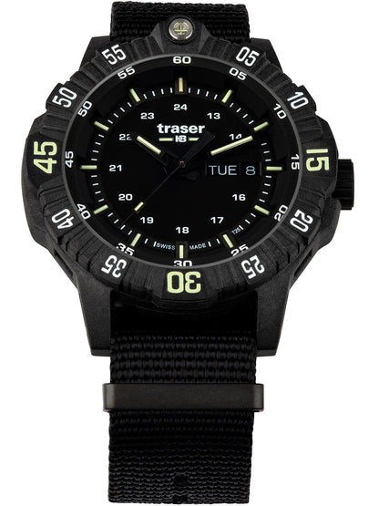 Traser H3 110722 P99 Q Tactical Black 46mm 20ATM