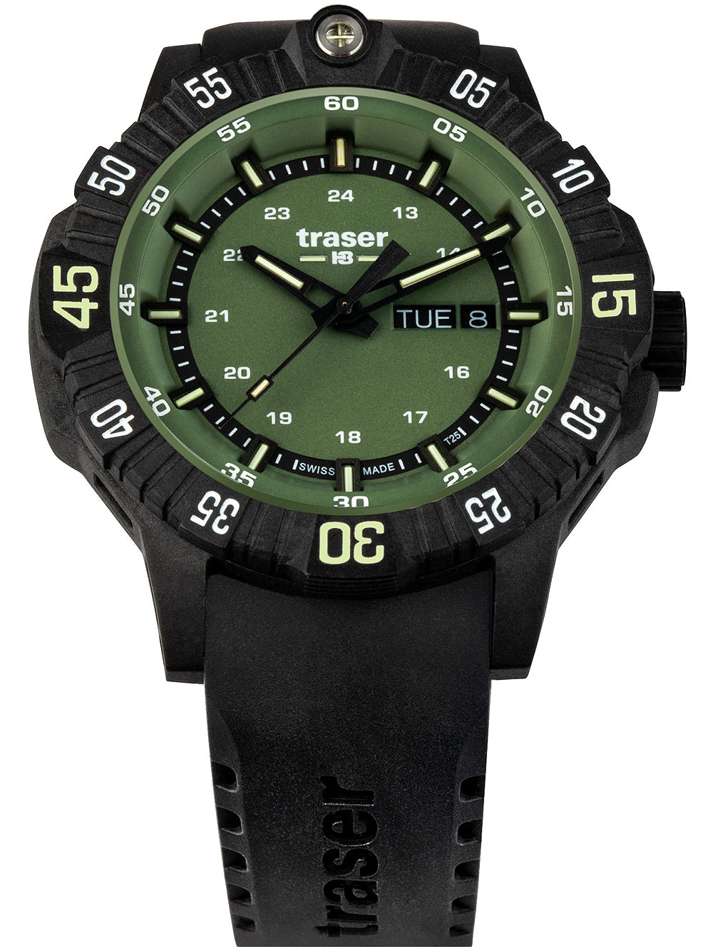 Traser H3 110727 P99 Q Tactical Green 46mm 20ATM