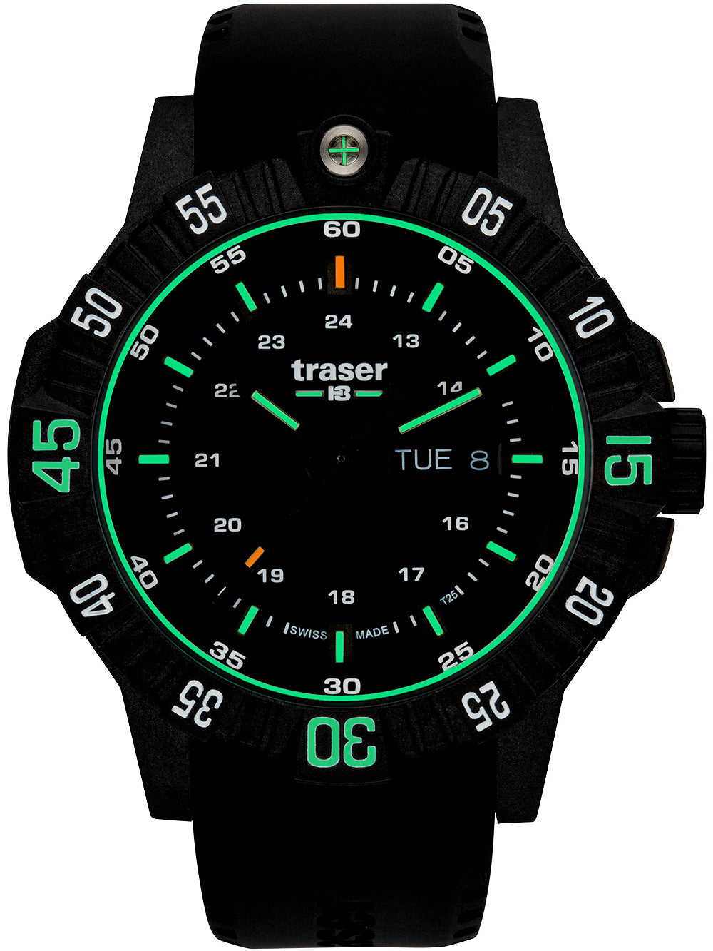 Traser H3 110723 P99 Q Tactical Black 46mm 20ATM