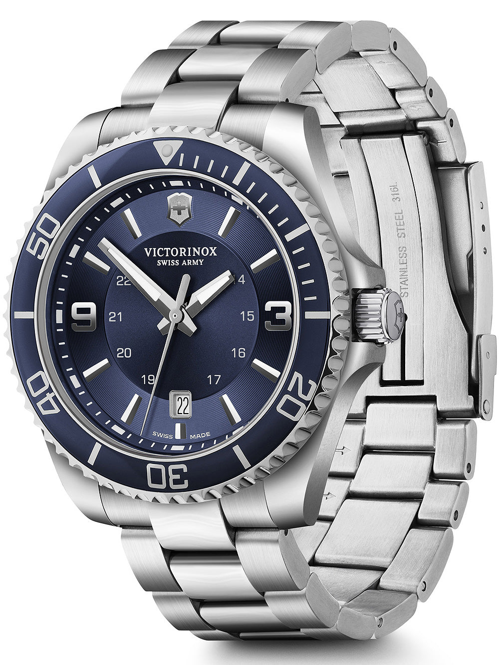 Victorinox 242007 Maverick Large Mens Watch 43mm 10ATM