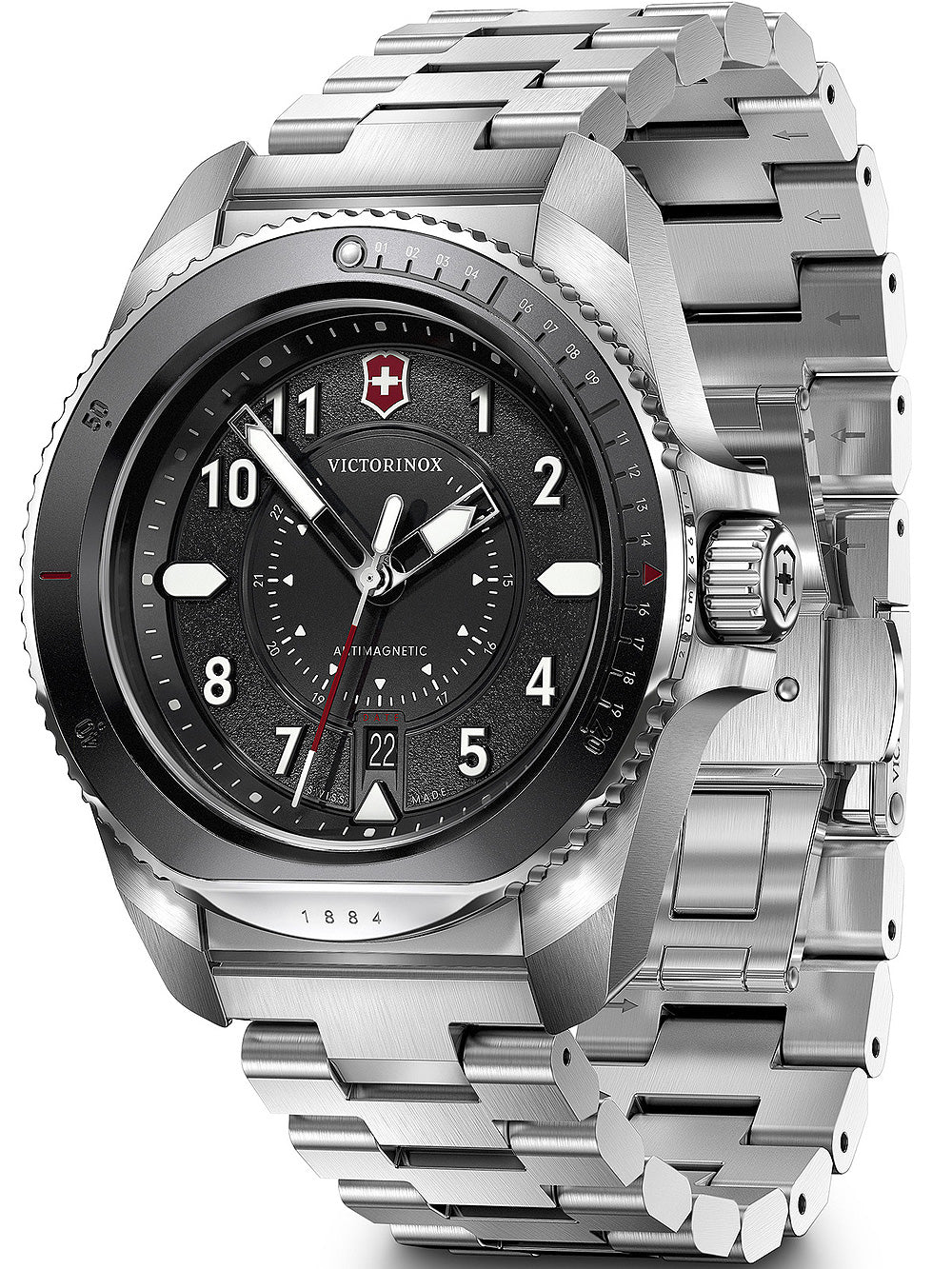 Victorinox 242009 Journey 1884 Mens Watch 43mm 20ATM