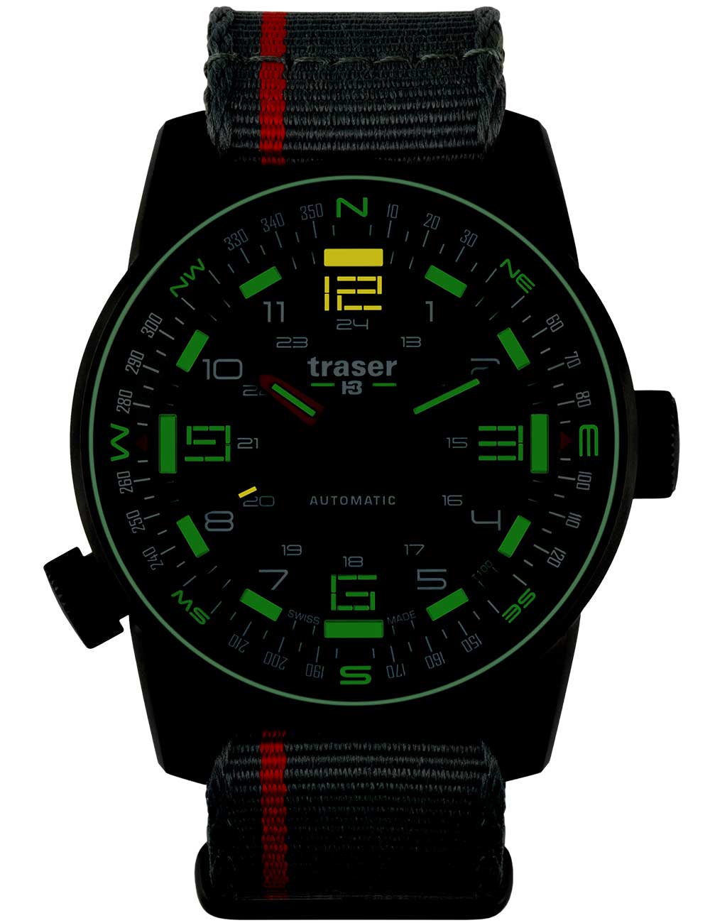 Traser H3 110593 P68 Pathfinder T100 Automatic Mens Watch 46mm 10ATM