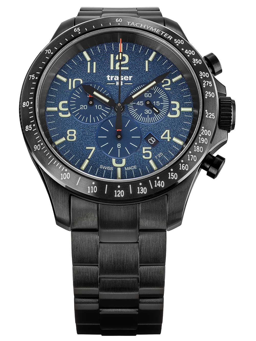 Traser H3 109462 P67 Officer chrono blue steel 46mm 10ATM